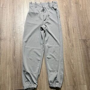 Men's Light Gray Baseball Pants Adult S